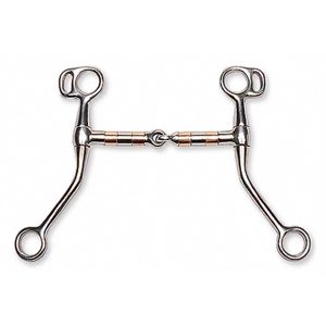 Copper Rollermouth Snaffle Bit