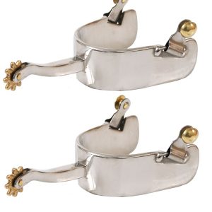 Stainless Steel Equitation Offset Spurs