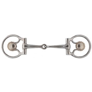 Concho Dee Ring Snaffle Bit