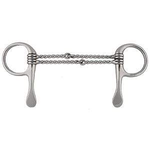 Half Cheek Double Twisted Wire Bit