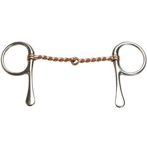 Copper Twisted Wire Snaffle Bit