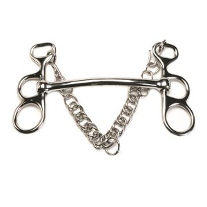 Stainless Steel Figure Eight Pelham Bit