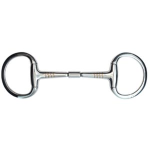 Stainless Steel Copper Inlay Eggbutt Snaffle Bit