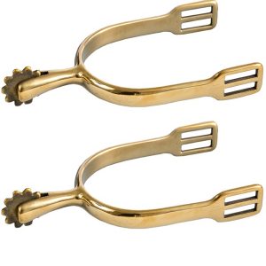 German Silver Ladies Mild Rowel Spurs