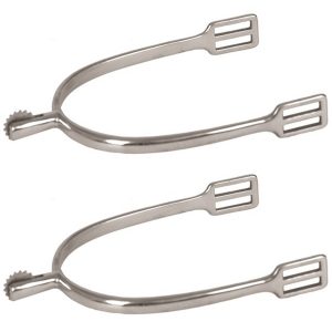 Stainless Steel Ladies Spurs with Rowel