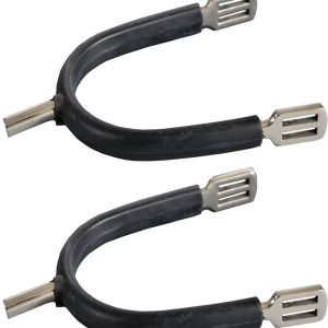 Stainless Steel POW Spurs with Rubber covered arms