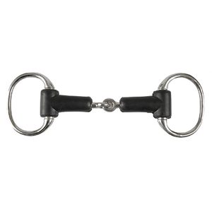 Rubber Jointed Eggbutt Snaffle Bit