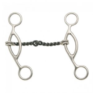 Kelly Silver Star Sweet Iron Gag Twist Snaffle
