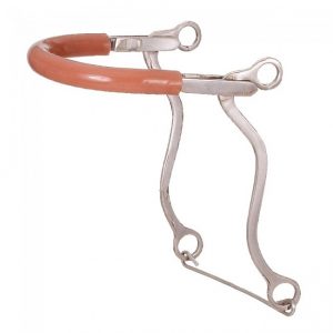 Kelly Silver Star Hackamore with Rubber Tubing