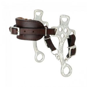 Silver Star Fleece Lined Silver Hackamore