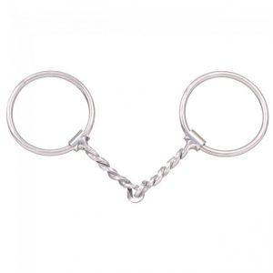 Kelly Silver Star 3/8” Twisted Wire Snaffle Bit