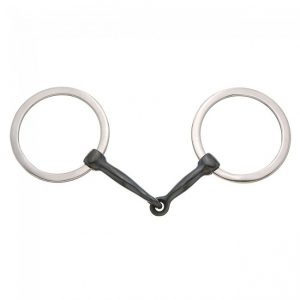 Kelly Silver Star Flat Ring Snaffle