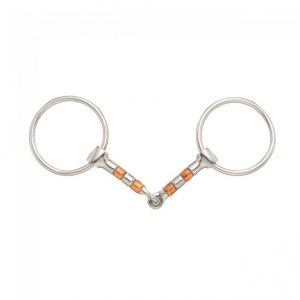 Kelly Silver Star Snaffle w/ Copper Rollers