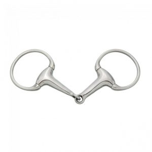 Kelly Silver Star Hollow Mouth Eggbutt Snaffle