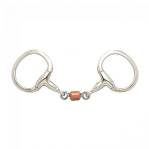 Kelly Silver Star 3-Piece Roller Eggbutt Snaffle