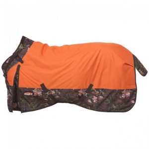 Tough-1200D Waterproof Poly Snuggit Turnout Blanket in Tough Timber Print