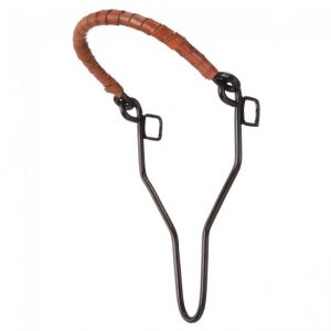 Black Steel Scissor Hackamore