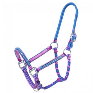 Mini Braided Cord Halter with Crystal Accents