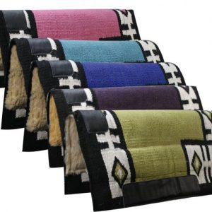 Economy Cutter Style Saddle Pad with Diamond Pattern