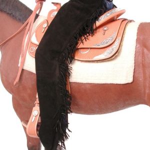 Tough-1 Show Stopper Suede Equitation Chaps