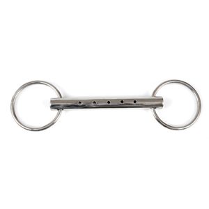 Hollow Pipe Mouth Loose Ring Snaffle Bit
