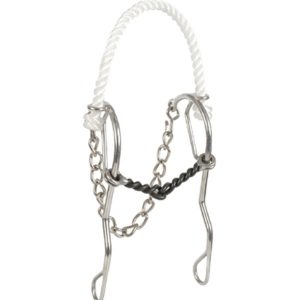Rope Nose Hackamore Bit