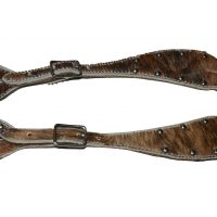 Hair on Hide Spur Straps