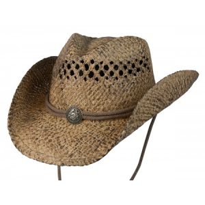 John Stone Western Shapeable Raffia Hat