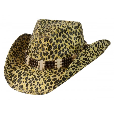 Leopard Fashion Western Straw Hat - Stable Farm & Tack Store