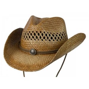 Chuck Shapeable Straw Western Hat
