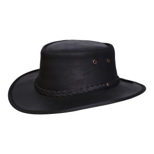 Lone Wolf Leather Hat