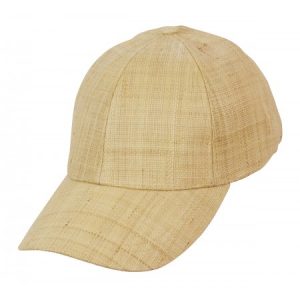 Jenny Cake Raffia Straw Baseball Cap Jenny Cake Raffia Straw Baseball Cap