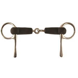 Soft Rubber Mouth Snaffle Bit