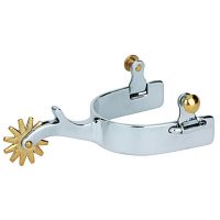 Men's Spur with Plain Band, With 12 Point Rowel