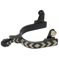 Ladies' Spur with German Silver Chevron Trim
