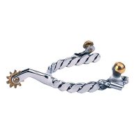 Ladies' Roping Spurs with Twisted Band