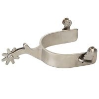 Men's Brushed Stainless Steel Spur