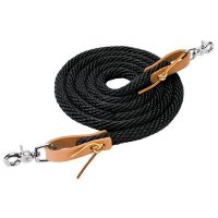 8' Poly Roper Reins with Scissor Snap