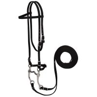 Nylon Browband Bridle with Single Cheek Buckle, Pony