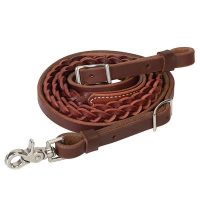 Braided Roper Rein, 3-Plait, 5/8