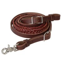 Braided Roper Rein, 5-Plait, 3/4